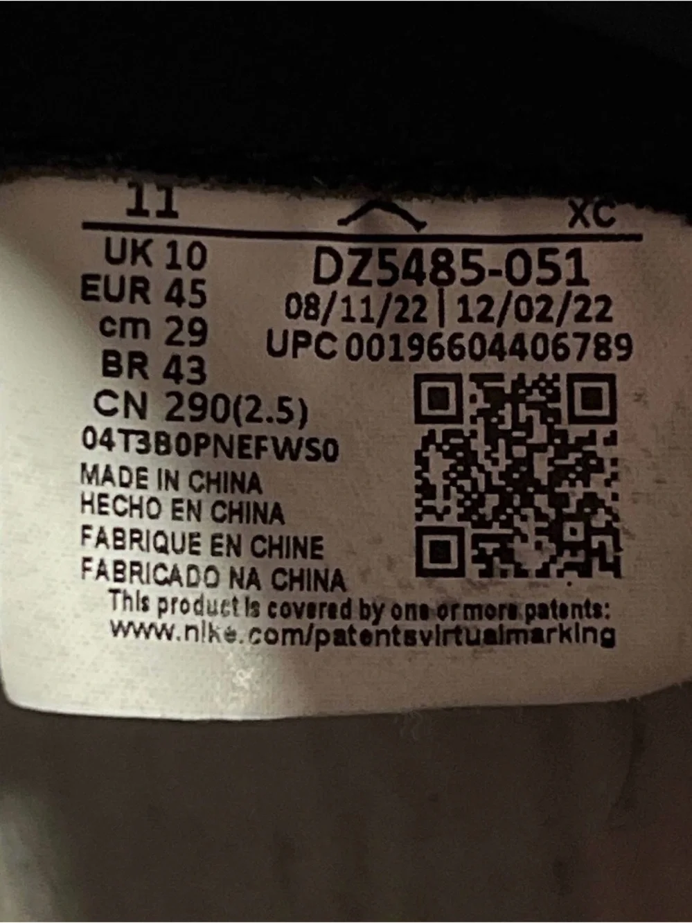 Nike Air Jordan 1 Retro High OG ‘Washed Black’